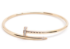 カルティエ CARTIER ジュストアンクルSM ダイヤモンド 750PG B6065815