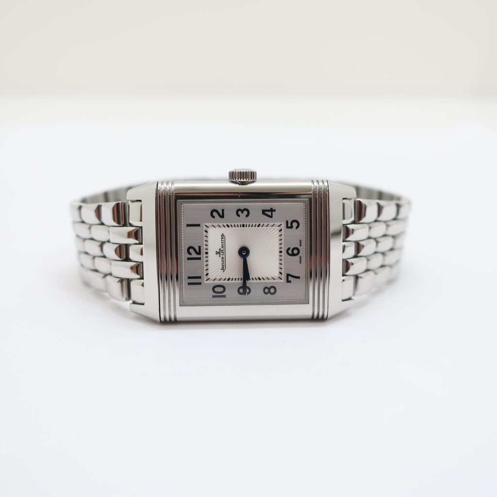 JAEGER LECOULTRE ジャガールクルト レベルソ Q2548140 シルバー文字盤 SS