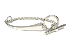 エルメス クルー・ド・フォルジュ ブレスレット SH H122409B Ag925 シルバー レディース