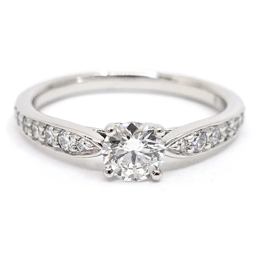 ティファニー TIFFANY Pt950 ハーモニー ダイヤモンド リング 0.34ct