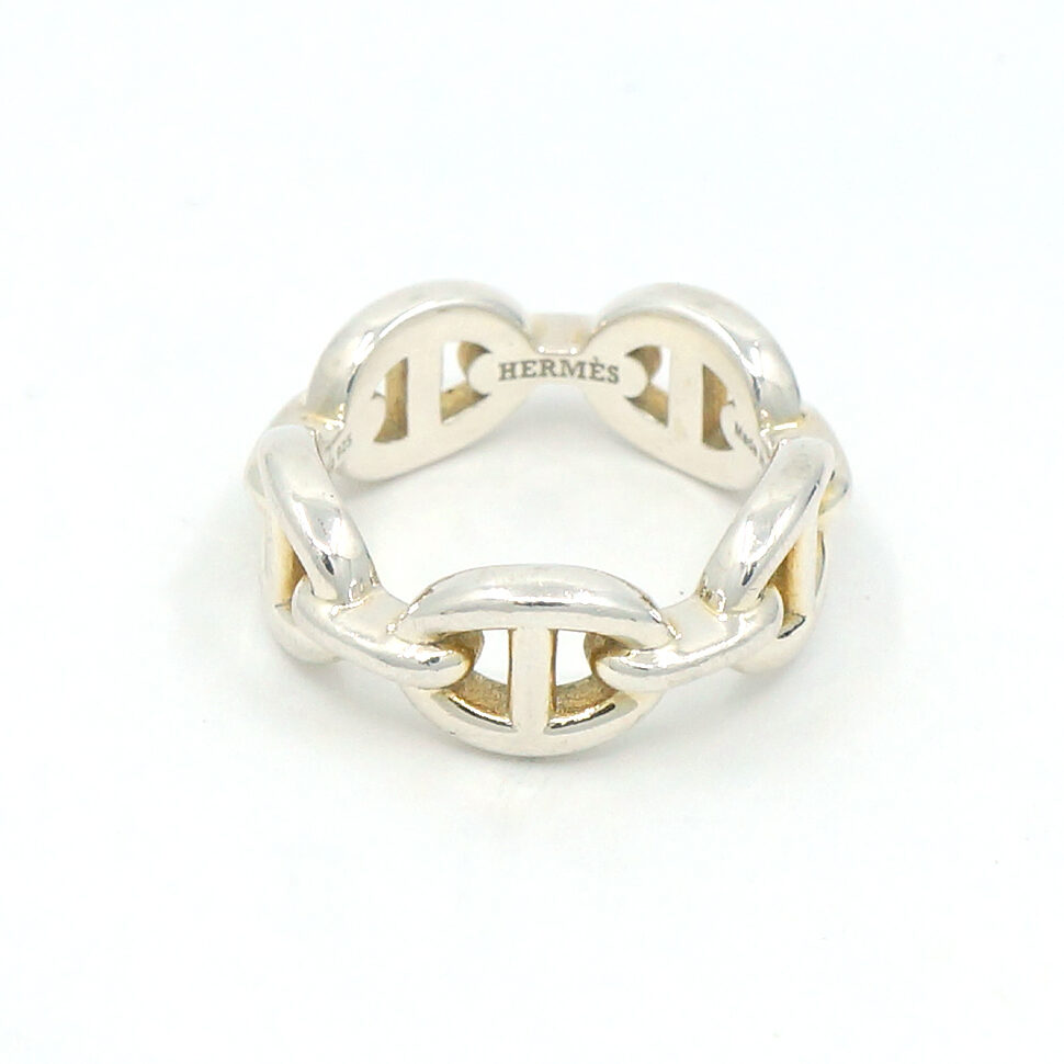 エルメス HERMES シェーヌダンクル アンシェネ PM リング SV925 H109507B