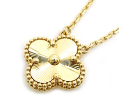 ヴァンクリーフ&アーペル VAN CLEEF&ARPELS ヴィンテージ アルハンブラ ネックレス 750YG VCARP4KL00