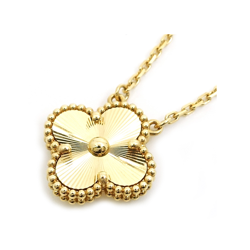 ヴァンクリーフ&アーペル VAN CLEEF&ARPELS ヴィンテージ アルハンブラ ネックレス 750YG VCARP4KL00