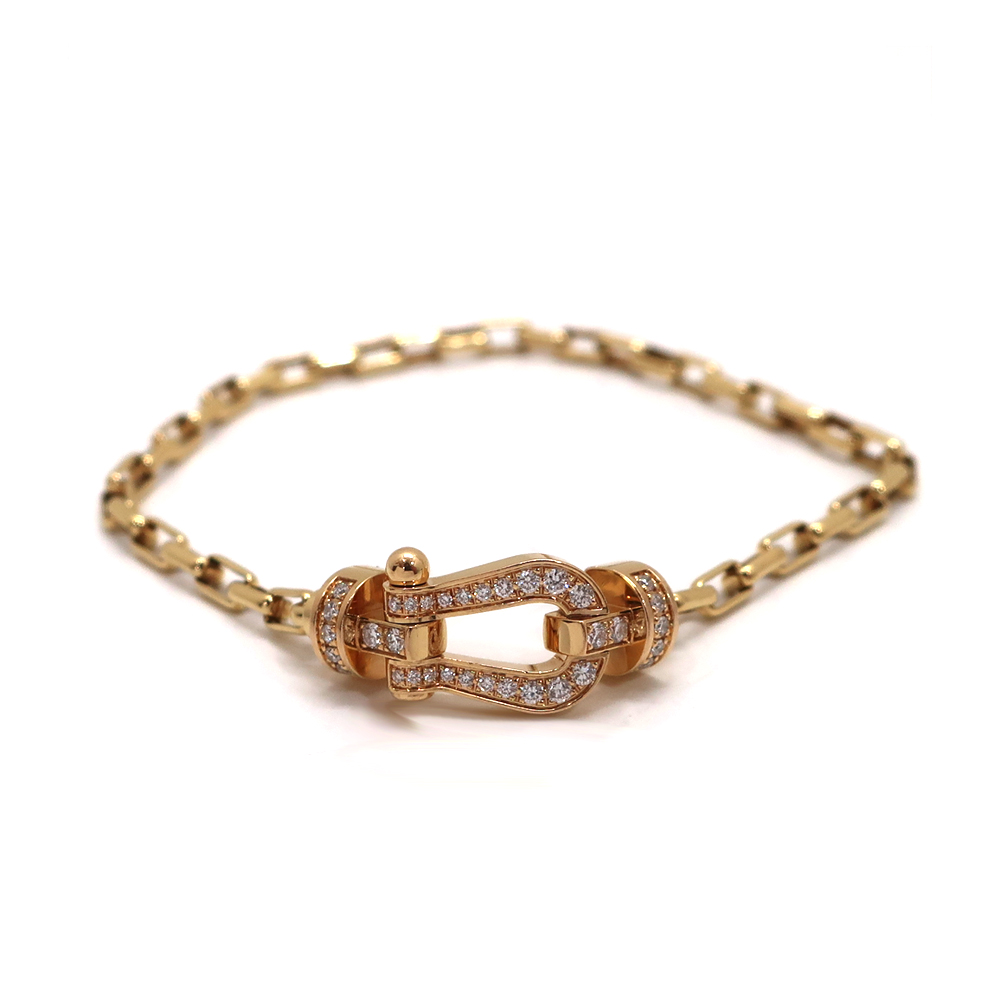 フレッド フォース10 MM ブレスレット ダイヤモンド 0B0074-000 K18 ピンクゴールド