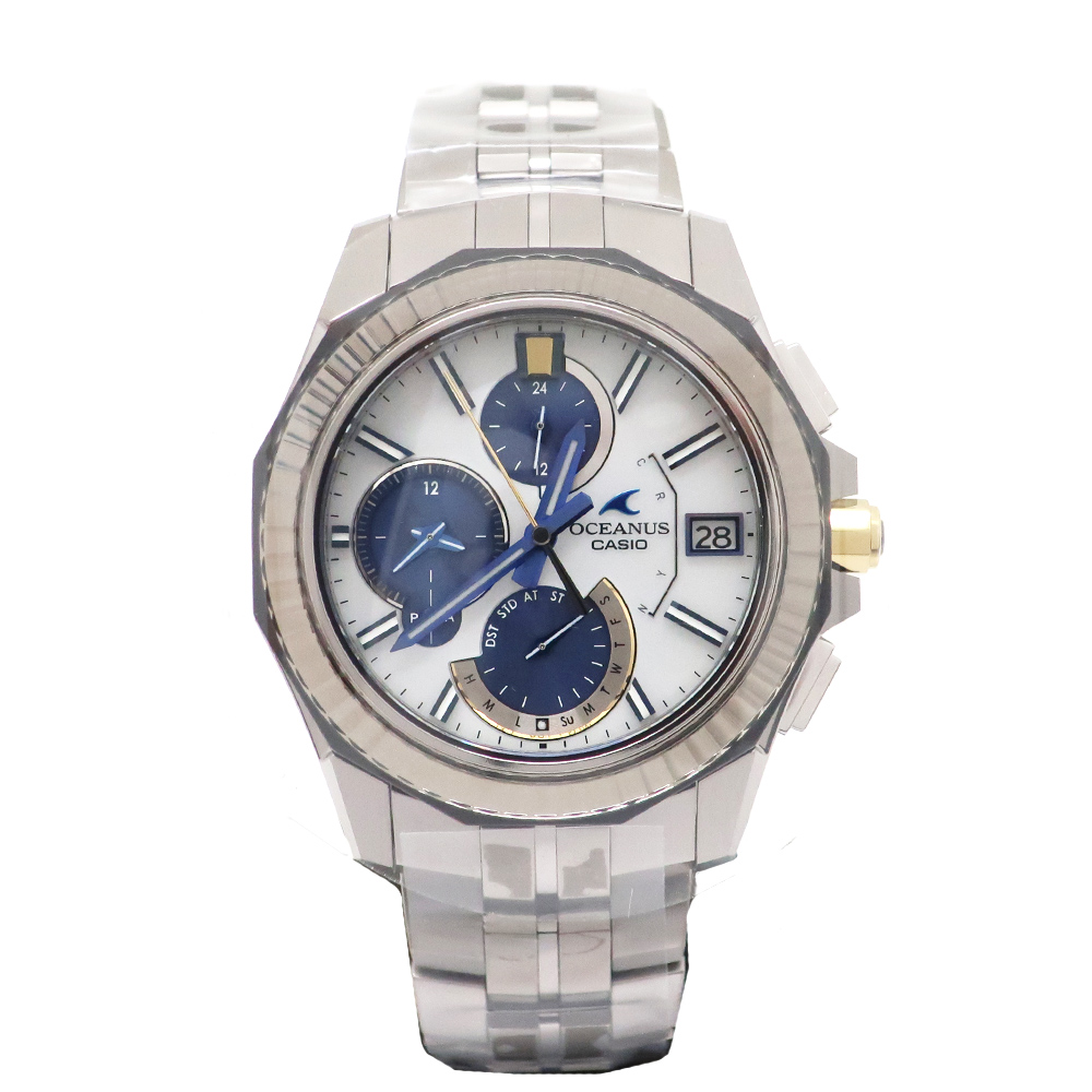 カシオ OCEANUS オシアナス 100本限定 OCW-S6000PBS-7AJR モバイルリンク 電波 ソーラー チタン