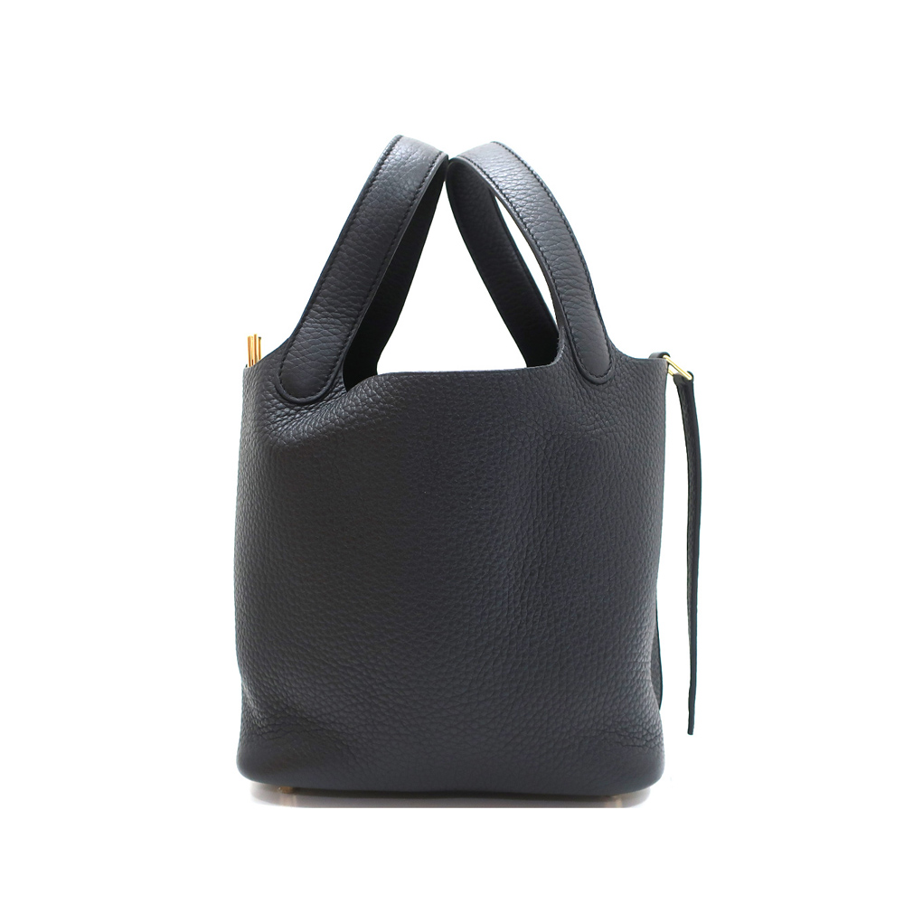 エルメス ピコタンロック PM ブラック ゴールド金具 W刻 2024年 レディース