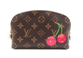 ルイヴィトン ポシェット コスメティック PM M13766 LV TM 村上隆コラボ モノグラム