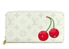ルイヴィトン LV × TM ジッピー・ウォレット M14240 村上隆 モノグラム チェリー