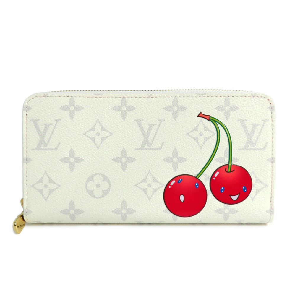ルイヴィトン LV × TM ジッピー・ウォレット M14240 村上隆 モノグラム チェリー