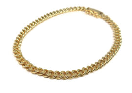 ブレスレット 喜平 キヘイ 2面 シングル K18YG 750 イエローゴールド 10g