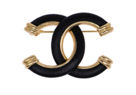 CHANEL シャネル COCOモチーフ ブローチ I22/Aモデル