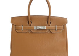 エルメス バーキン 30 ゴールド シルバー金具 トゴ I刻印 2005年製造