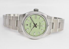 ロレックス オイスターパーペチュアル 31 277200 ランダム ピスタチオ 自動巻き 保証書付き 2025年