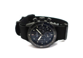 ブランパン フィフティファゾムス バチスカーフ フライバッククロノグラフ 5200 0130 NABA ブラック レザーベルト ラバーベルト付き セラミック メンズ 腕時計