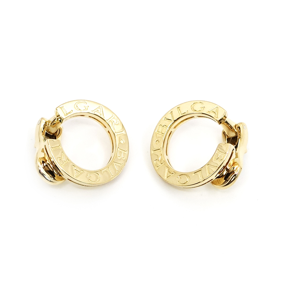ブルガリ BVLGARI ブルガリ ブルガリ サークルイヤリング 750YG