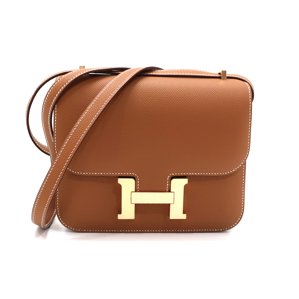 エルメス コンスタンスミニ ミロワール ゴールド ゴールド金具 エプソン W刻 2024年