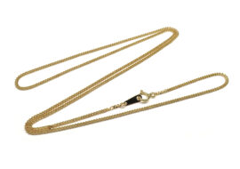 ネックレス 喜平 キヘイ 2面 シングル ミニキヘイ K18YG 750 イエローゴールド 18金 6g