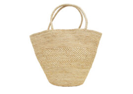 THE ROW EMILIE ラフィアバッグ ナチュラル W1627