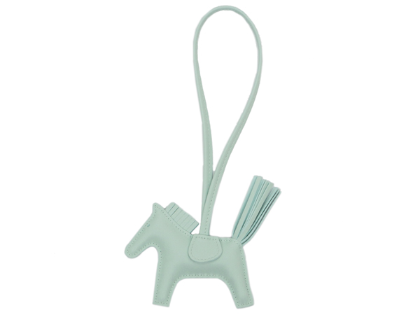 エルメス ロデオPM ヴェールペパーミント W刻印 バッグチャーム