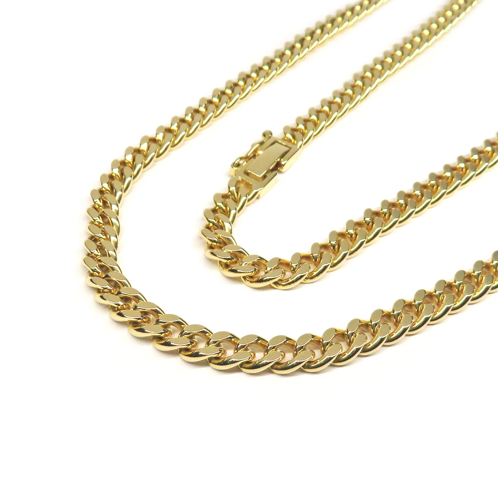 GINZA TANAKA ネックレス 喜平 キヘイ 2面 シングル K18YG イエローゴールド 18金 50g 60cm 造幣局刻印