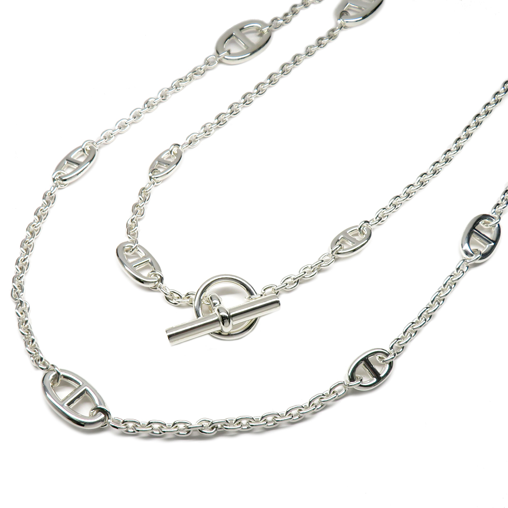 エルメス ネックレス シェーヌダンクル ファランドール120 Ag925 SV925 2020年製