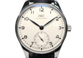 IWC ポルトギーゼ オートマティック40 IW358304 SS レザー シルバー 自動巻