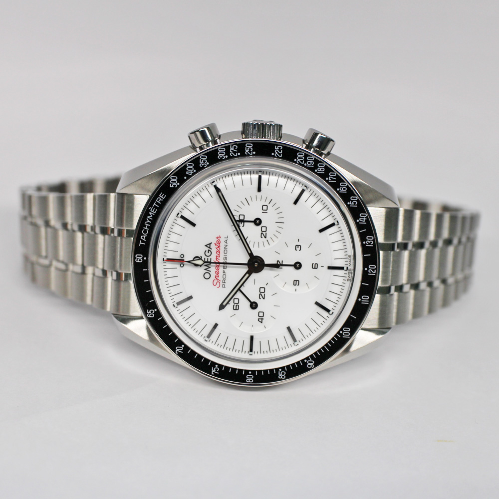 オメガ スピードマスター ムーンウォッチ プロフェッショナル 310.30.42.50.04.001 ホワイト SS 手巻き
