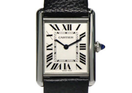 カルティエ タンク マスト XL ソーラービート WSTA0090 SS レザー シルバー