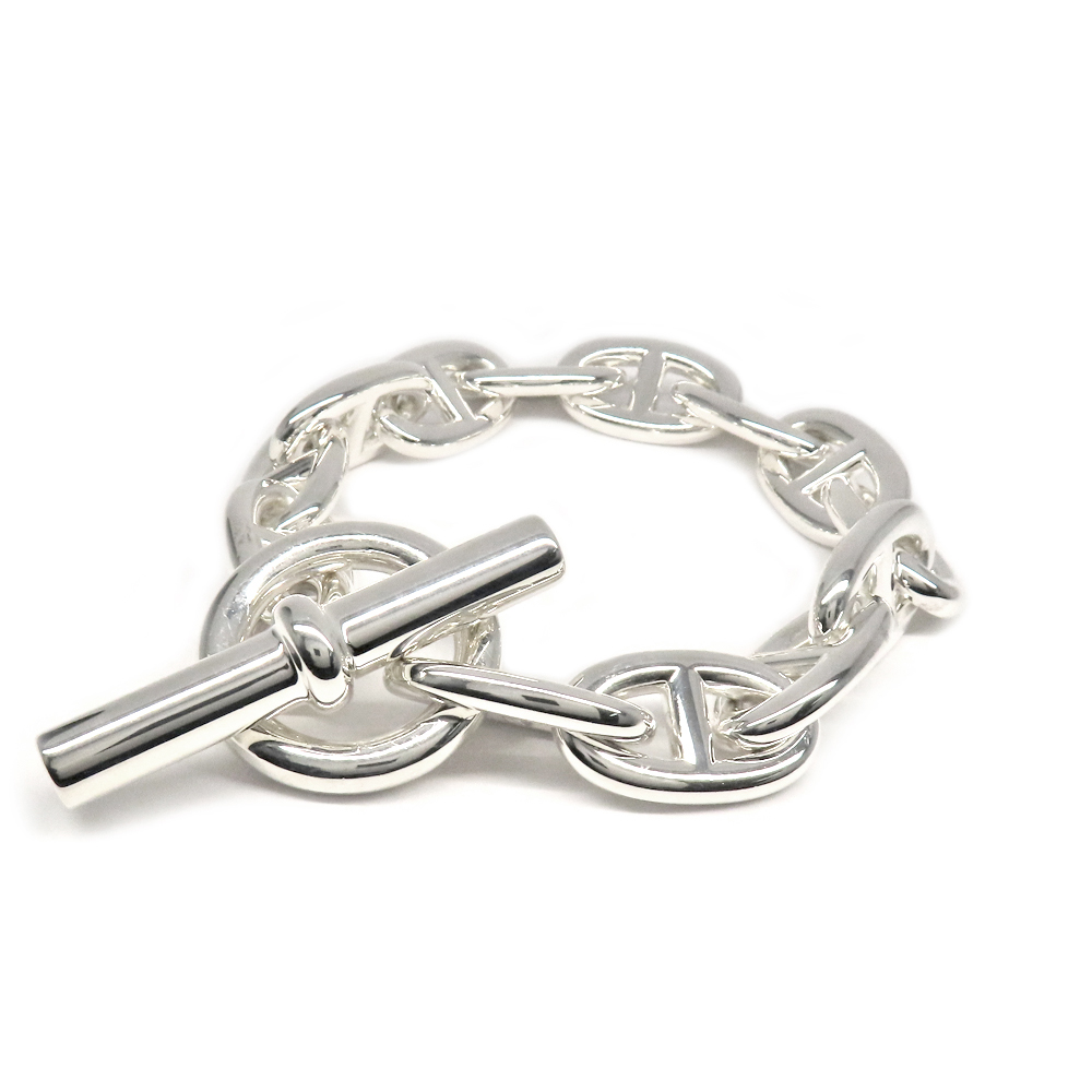 エルメス ブレスレット シェーヌダンクルTGM 13コマ 13リンク Ag925 シルバー SV チェーン 2024年製造