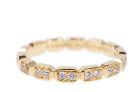 シャネル プルミエール プロメス リング フルダイヤ 51号 750YG