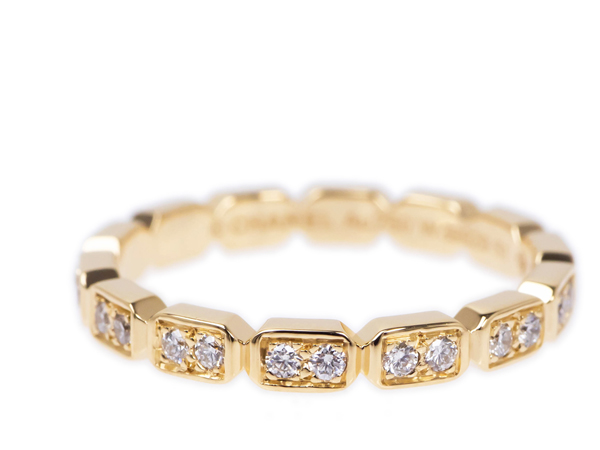 シャネル プルミエール プロメス リング フルダイヤ 51号 750YG