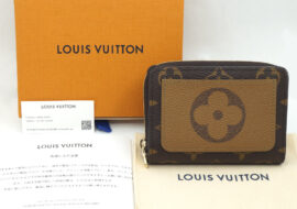 ルイヴィトン LOUIS VUITTON モノグラム リバース ポルトフォイユ ルー モノグラム ウォレット M81461