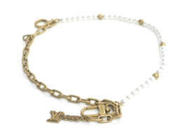 ルイヴィトン LOUIS VUITTON バッグ チャーム・チェーン ベルト パール MO1689