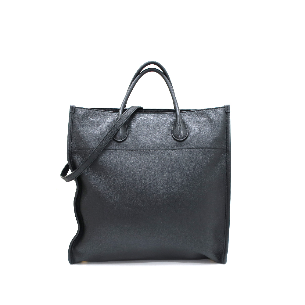 グッチ トートバッグ ハンドバッグ ロゴ メンズ 2WAY ゴールド金具 ブラック