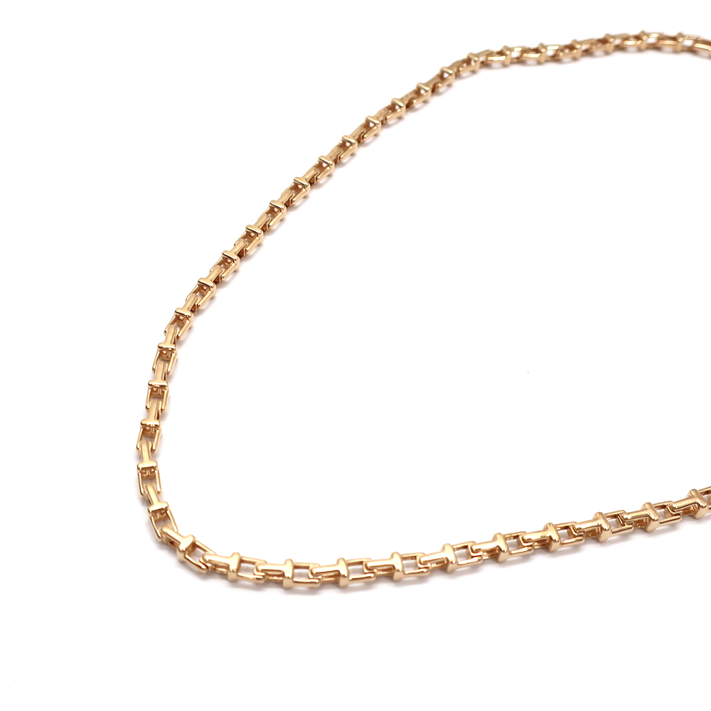 ティファニー ネックレス Tナロー 20インチ K18PG ピンクゴールド 50cm ジュエリー 29.1g