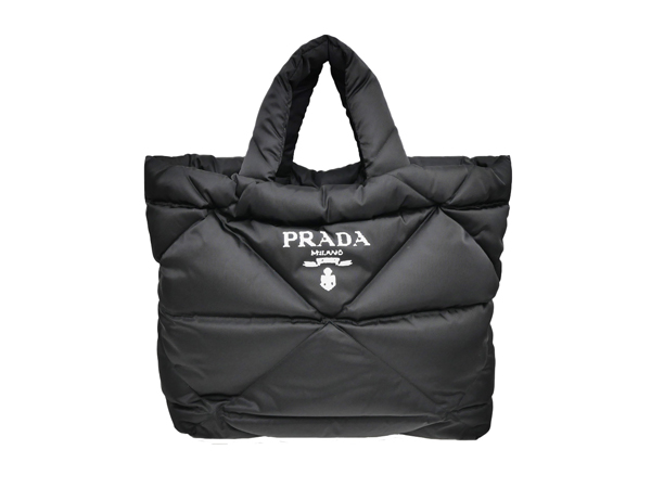 プラダ パデット リナイロントートバッグ ブラック ナイロン 2VG082
