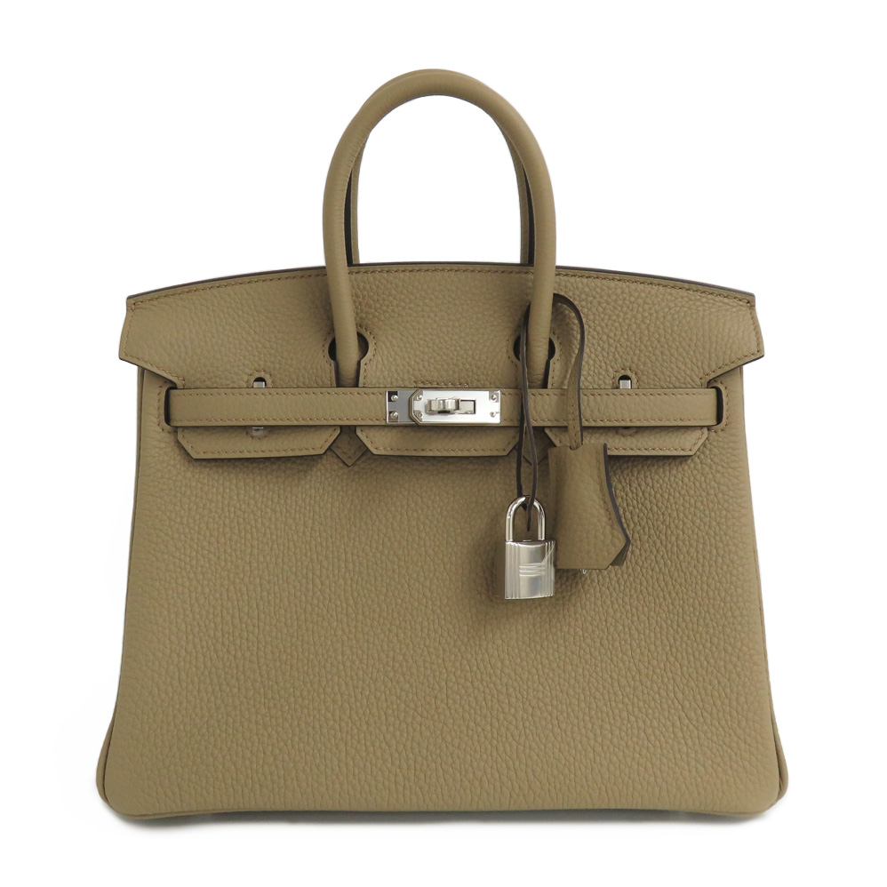 エルメス バーキン25 ベージュマルファ トゴ シルバー金具 W刻印 2024年製造