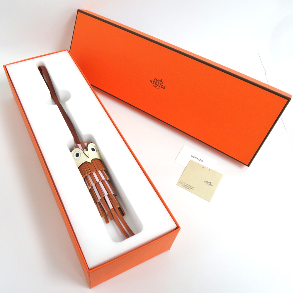エルメス シュエット フクロウ チャーム Chouette H085001 K刻印 2025年