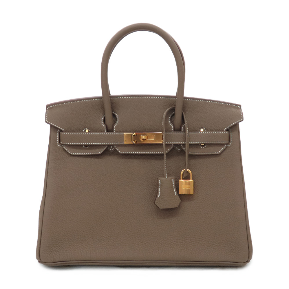 エルメス バーキン30 トゴ エトゥープ ゴールド金具 A刻印 2017年製造