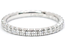 カルティエ CARTIER エタンセル ダイヤモンド ドゥ カルティエ リング フルエタニティ 750WG B4077900