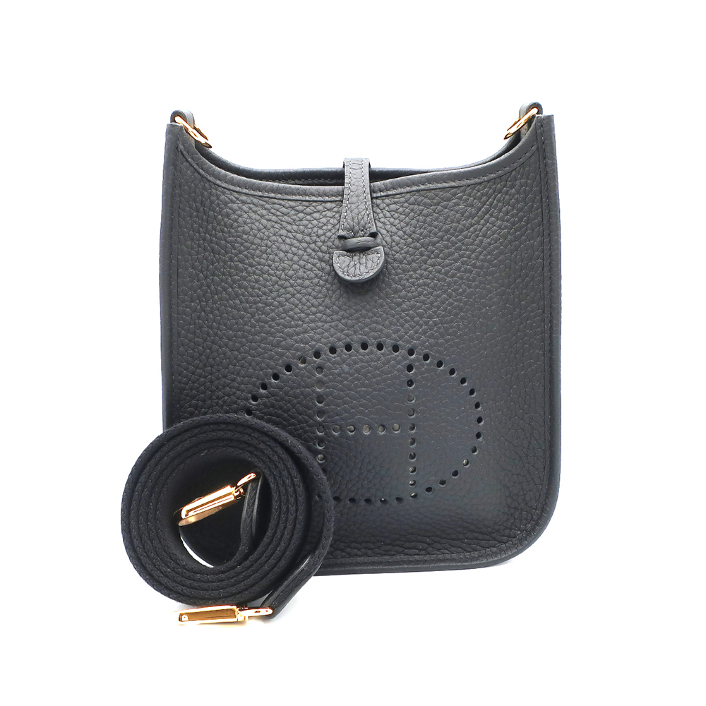 エルメス エブリン TPM ブラック ノワール トリヨンクレマンス ゴールド金具 K刻印 2025年 ショルダー バッグ レザー レディース