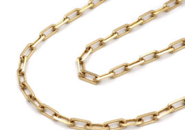 カルティエ ネックレス サントスドゥカルティエ B7224582 K18YG イエローゴールド チェーン Au750 ジュエリー メンズ レディース