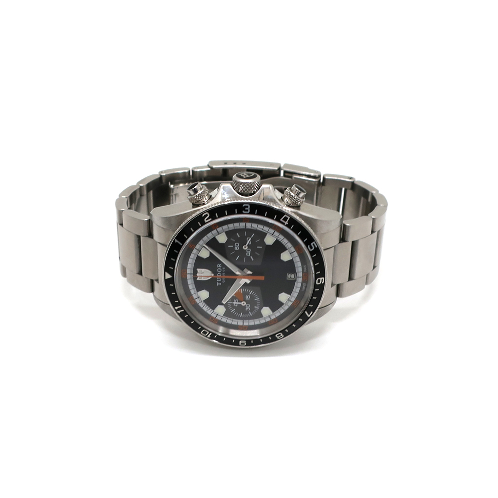 チューダー ヘリテージクロノグラフ 70330N ステンレス ファブリック グレー メンズ 自動巻き 42mm