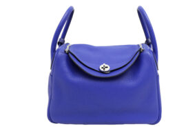 エルメス リンディ30 タッチ ブルーエレクトリック トリヨンXクロコニロティカス A刻印