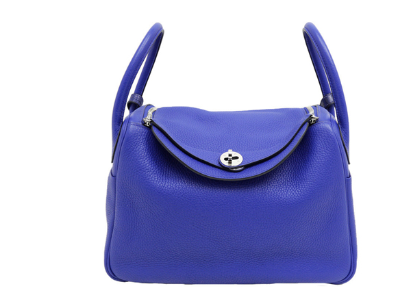 エルメス リンディ30 タッチ ブルーエレクトリック トリヨンXクロコニロティカス A刻印