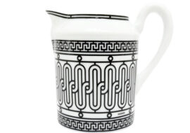 エルメス クリーマー H DECO ホワイト ブラック  食器