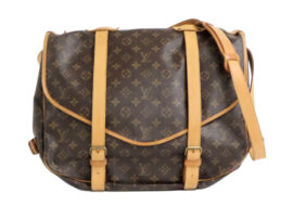 ルイヴィトン モノグラム ソミュール43 M42252 ショルダーバッグ