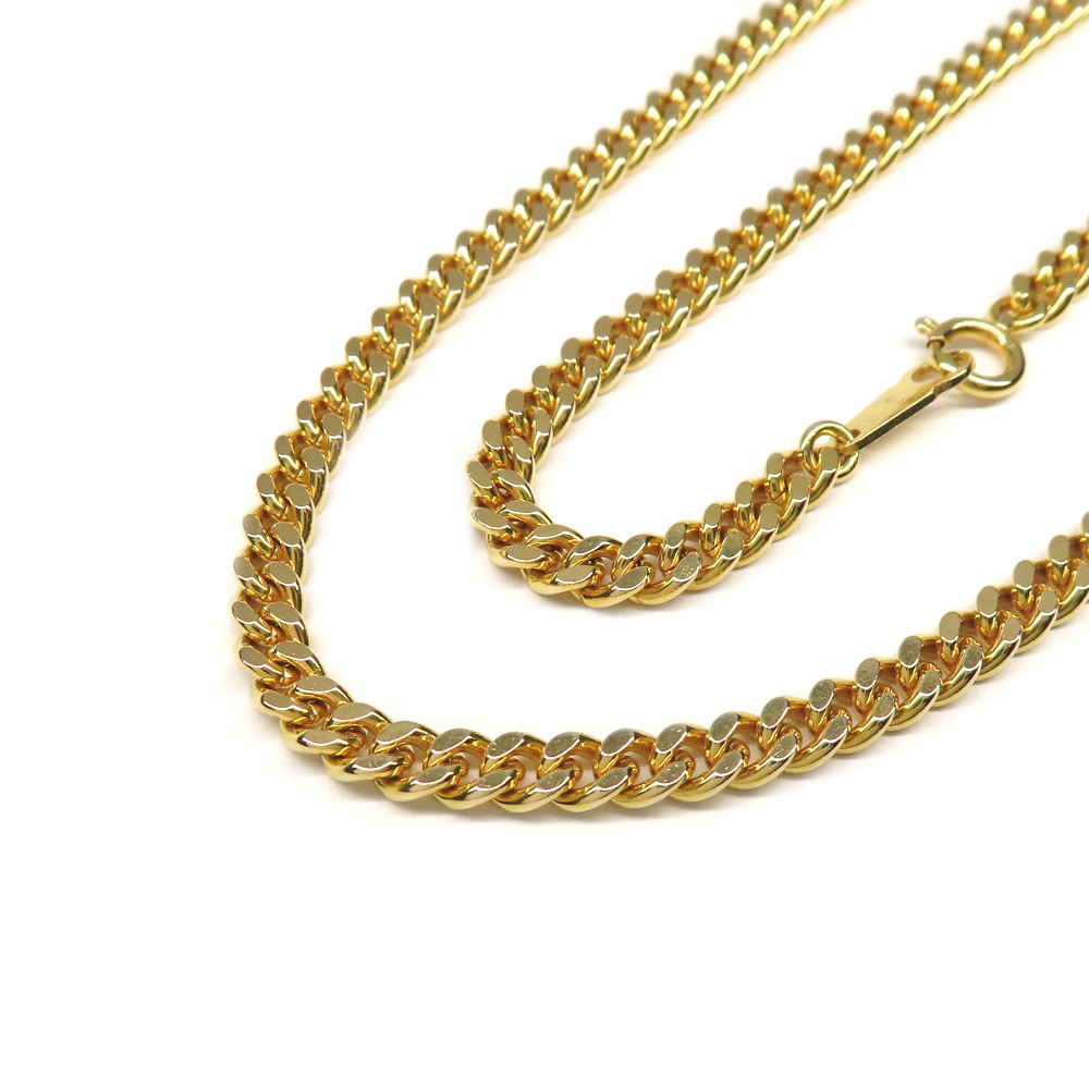 ネックレス 喜平 キヘイ 2面 シングル K18YG 750 イエローゴールド 18金 29.9g 50cm チェーン 造幣局刻印