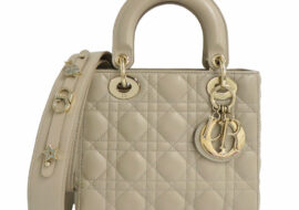 クリスチャンディオール レディディオール My ABCDior バッグ スモール M05380 ベージュ ラムスキン カナージュ
