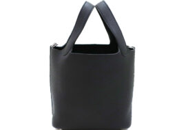 エルメス ピコタンロック PM ブラック シルバー金具 K刻印 2025年製造 ハンドバッグ 黒 レディース